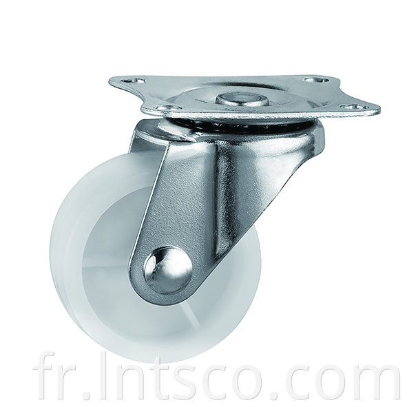 Light Duty White PP Swivel Caster